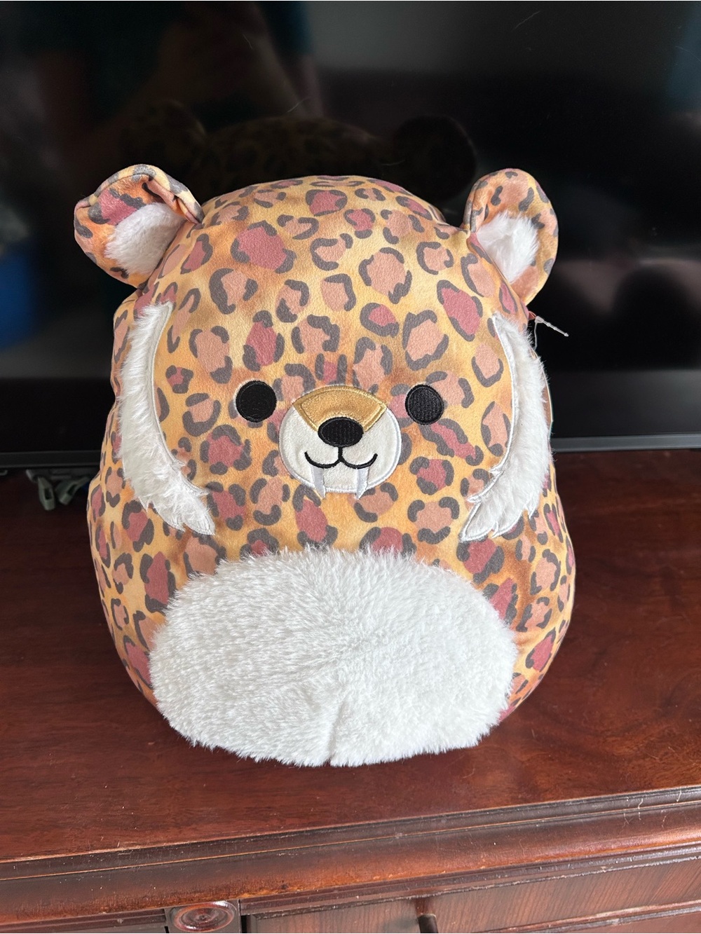 NWT Squishmallows Cherie Saber-Toothed Tiger Prehistoric Squad Plush Collectible